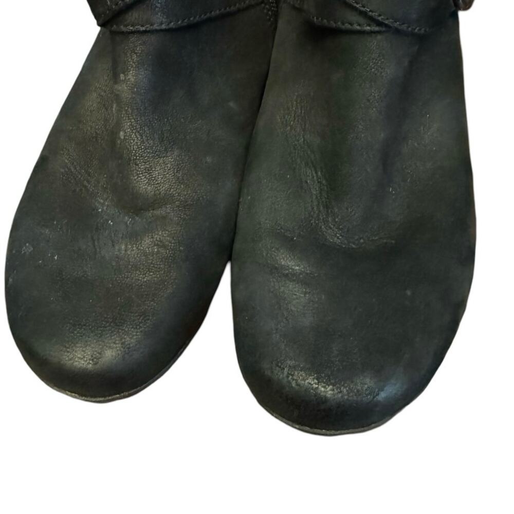 Dansko Faithe Women's Black Leather Buckle Zipper Ankle Boots 38 7.5-8 bootie - Picture 8 of 10